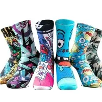 3डी मुद्रित सूती मोजे